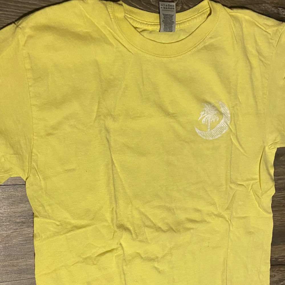 super cute yellow shirt, worn a few times